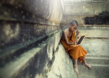 Le Moine en lecture